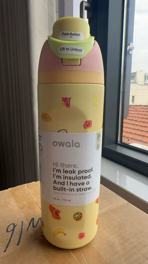 Owala FreeSip Just Ripe Birthday Bash Special Edition Water Bottle, 24 & 32 oz