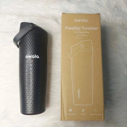 Limited Edition Owala Out of Bounds FreeSip Golf Water Bottle, 30 oz – Black
