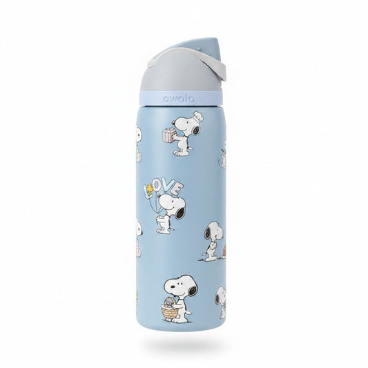 Limited Edition Owala x SNOOPY Sea Salt FreeSip Water Bottle, 32 oz