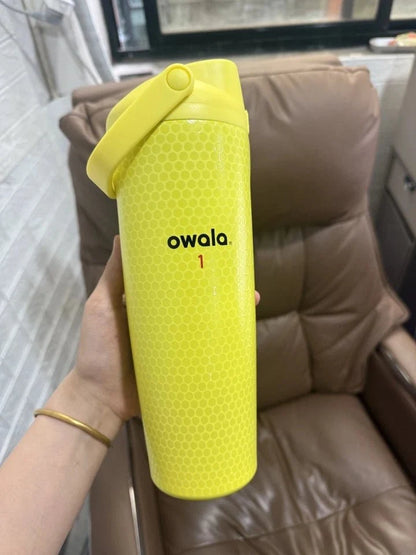 Limited Edition Owala That’s a Gimme 30oz FreeSip Water Bottle – Lemon Yellow