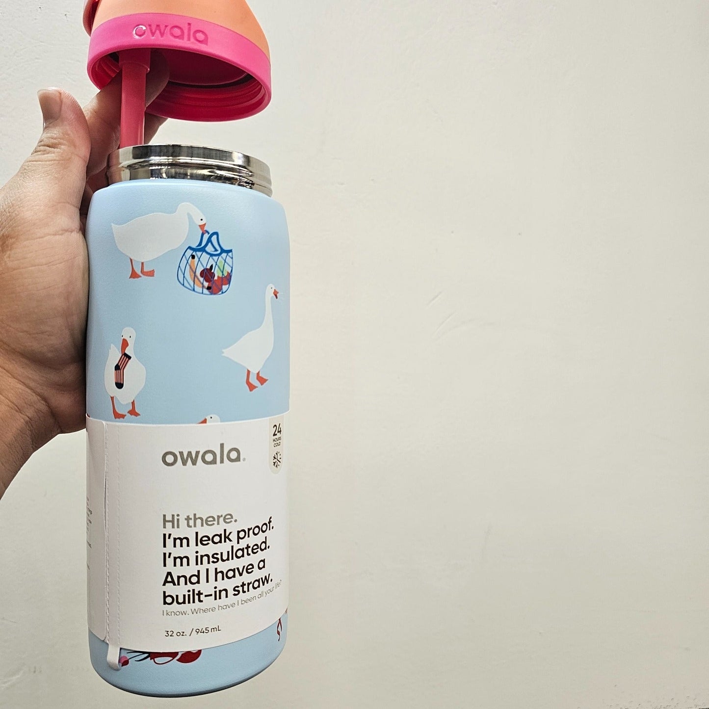 Owala 32oz FreeSip Silly Goose Exclusive Water Bottle – Brand New