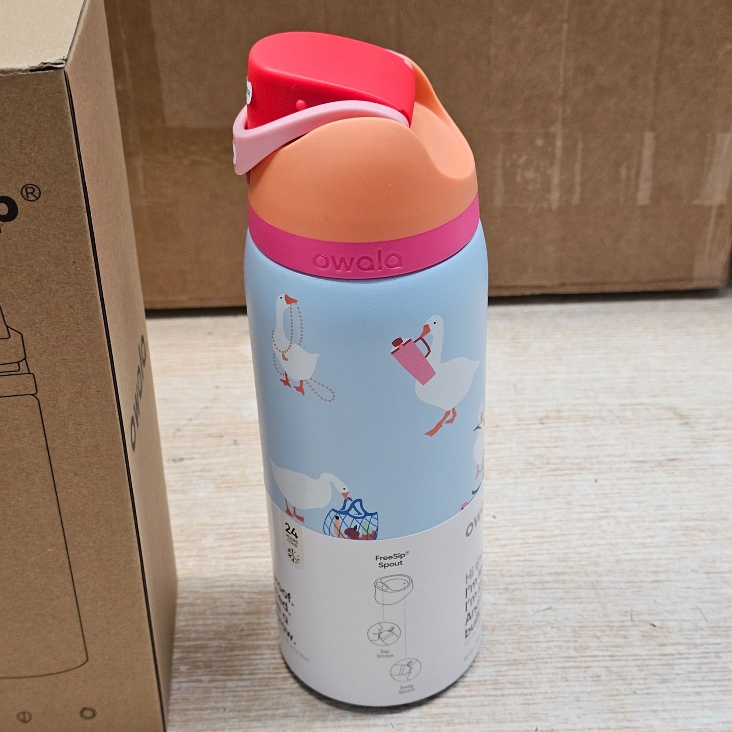 Owala 32oz FreeSip Silly Goose Exclusive Water Bottle – Brand New