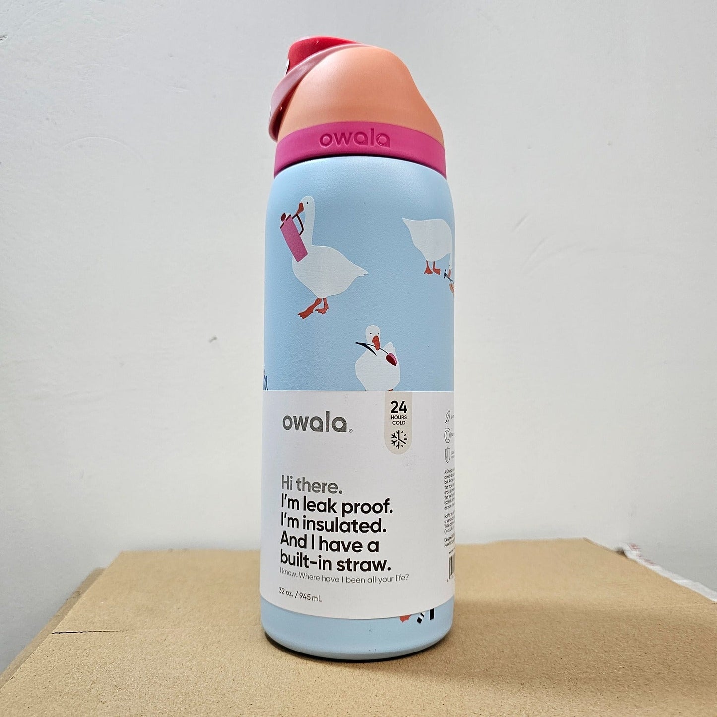 Owala 32oz FreeSip Silly Goose Exclusive Water Bottle – Brand New