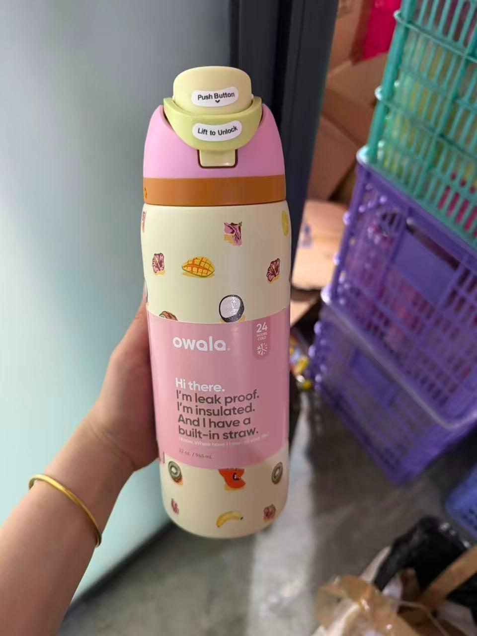 Owala FreeSip Just Ripe Birthday Bash Special Edition Water Bottle, 24 & 32 oz