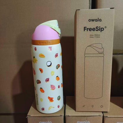 Owala FreeSip Just Ripe Birthday Bash Special Edition Water Bottle, 24 & 32 oz