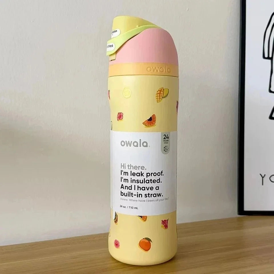 Owala FreeSip Just Ripe Birthday Bash Special Edition Water Bottle, 24 & 32 oz