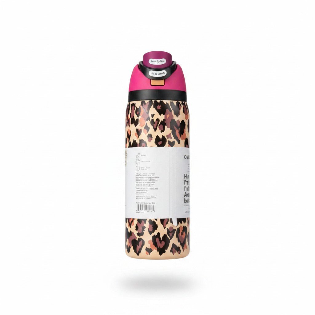 Owala FreeSip 32 oz Water Bottle – Wild At Heart UO Cheetah Leopard Print