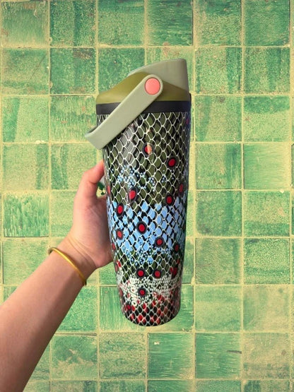 Owala FreeSip Sway 30oz “Off The Hook” Insulated Stainless Steel Water Bottle with Leak-Resistant Design