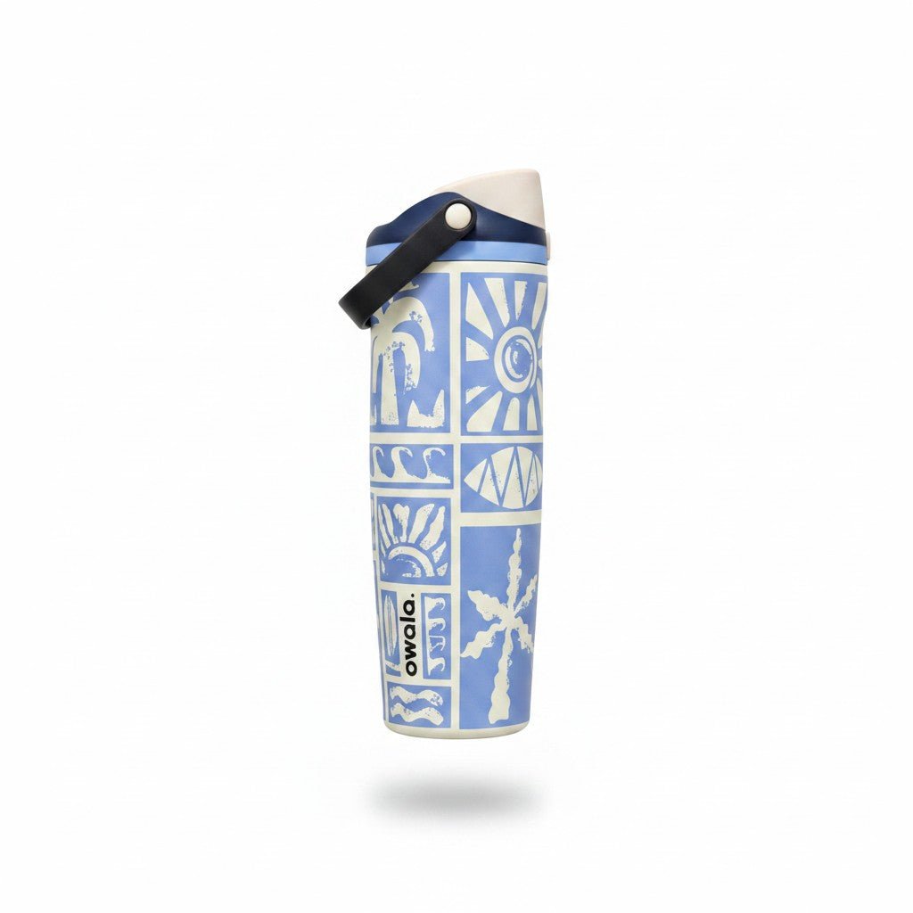 Owala Limited Edition 30 oz FreeSip Sway Water Bottle – Vintage Surf Birthday Bash Edition