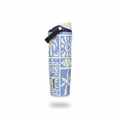 Owala Limited Edition 30 oz FreeSip Sway Water Bottle – Vintage Surf Birthday Bash Edition