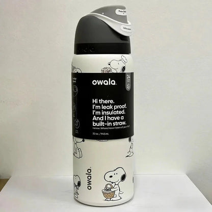 Owala x Snoopy 32 oz Stainless Steel Insulated Water Bottle Collection