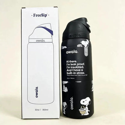 Owala x Snoopy 32 oz Stainless Steel Insulated Water Bottle Collection