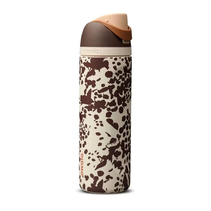 Owala Cowgirl Core Special Edition 24oz FreeSip Water Bottle – Cow Brown Animal Print
