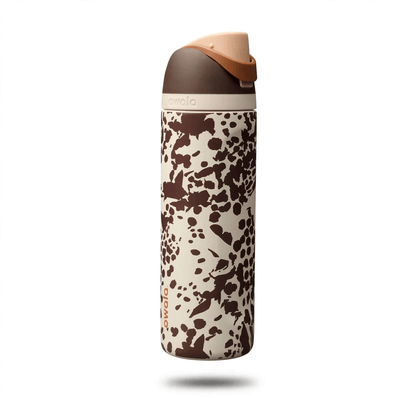 Owala Cowgirl Core Special Edition 24oz FreeSip Water Bottle – Cow Brown Animal Print