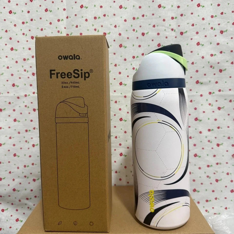Owala FreeSip Sway Special Edition Soccer Collection Water Bottle – Available in 30 oz & 32 oz