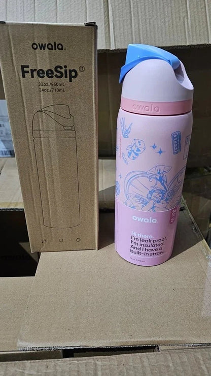 Owala Valentine’s Shot to the Heart FreeSip Water Bottle, 32 oz – Limited Edition