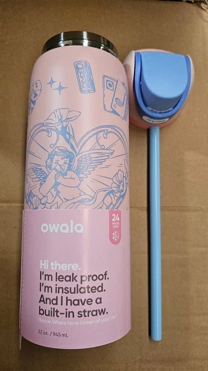 Owala Valentine’s Shot to the Heart FreeSip Water Bottle, 32 oz – Limited Edition
