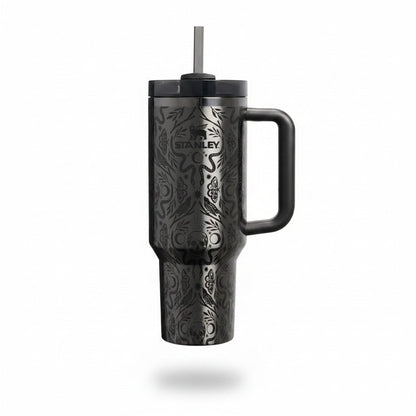 Stanley Halloween Quencher H2.0 FlowState Tumbler, 40 oz – Deadly Damask Design