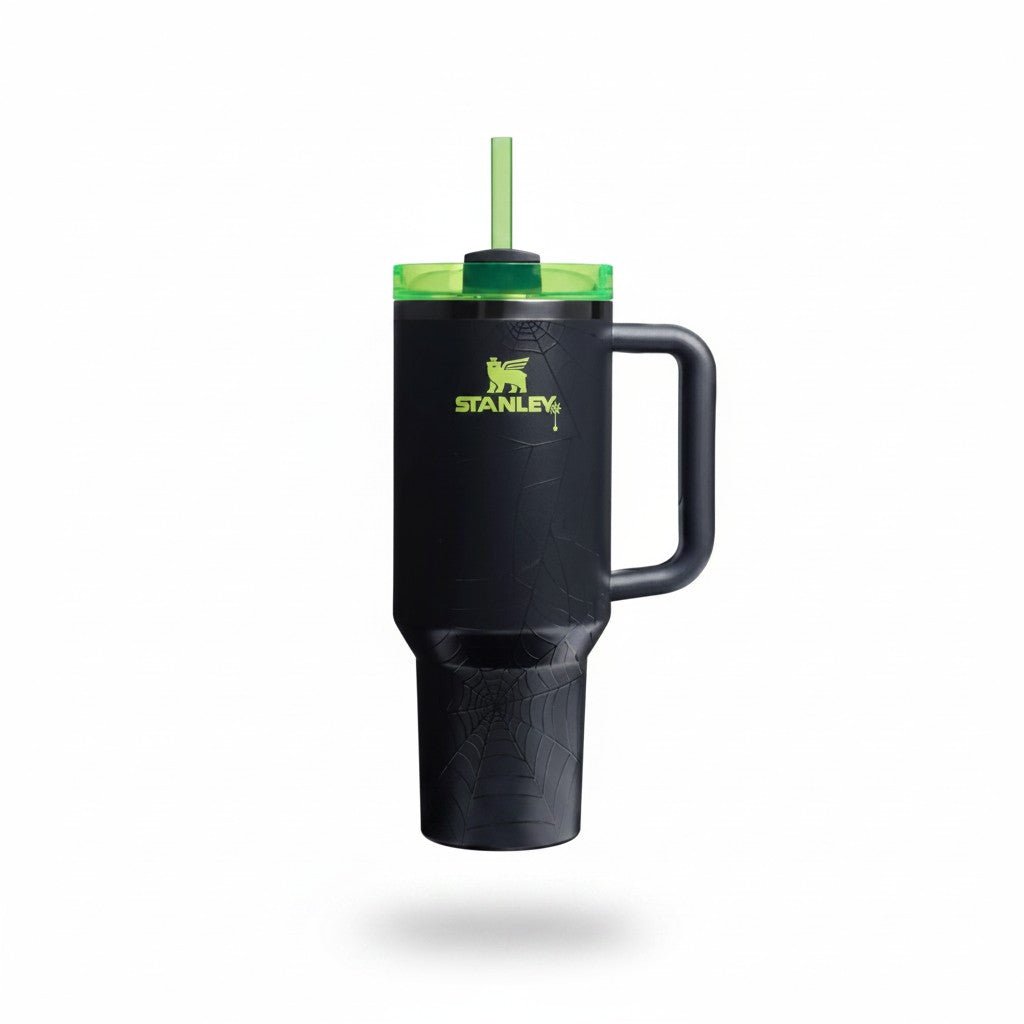Stanley Halloween Web Glow Quencher H2.0 FlowState Tumbler – 40 oz
