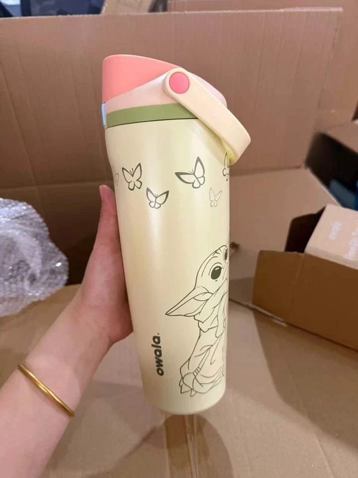 Star Wars Special Edition Owala 30oz FreeSip Sway Water Bottle – Yoda & Darth Vader Designs
