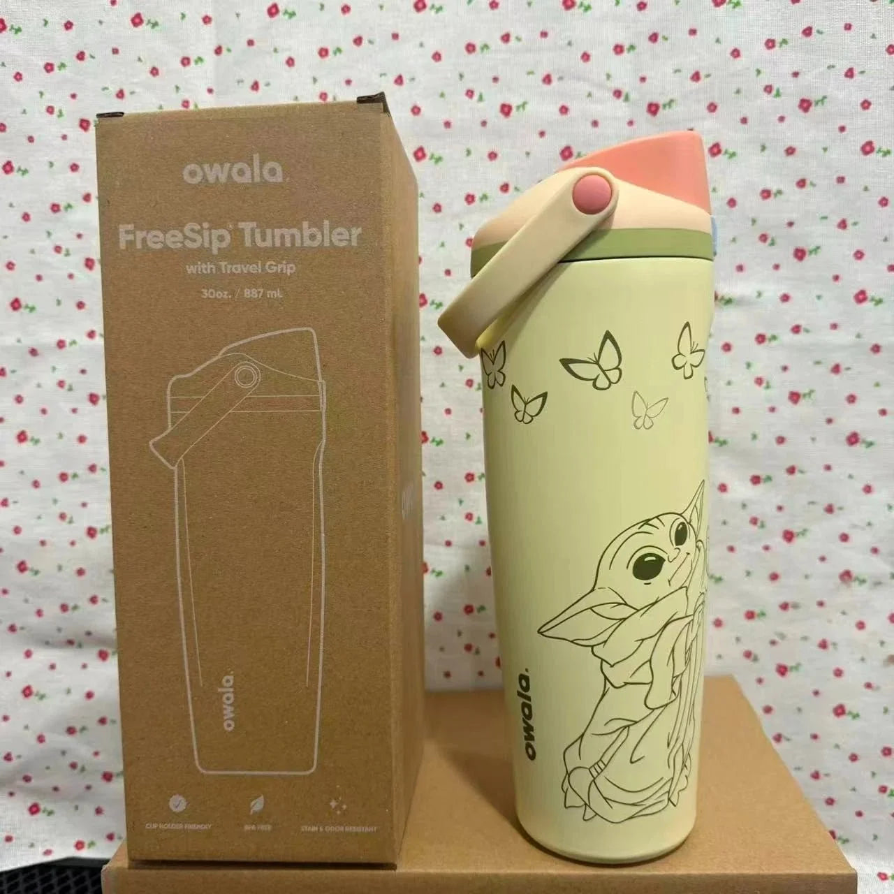 Star Wars Special Edition Owala 30oz FreeSip Sway Water Bottle – Yoda & Darth Vader Designs