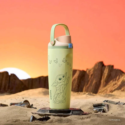 Star Wars Owala 30oz FreeSip Water Bottle – Special Edition Grogu Baby Yoda Edition